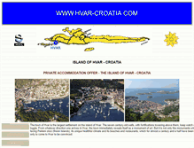 Tablet Screenshot of hvar-croatia.com